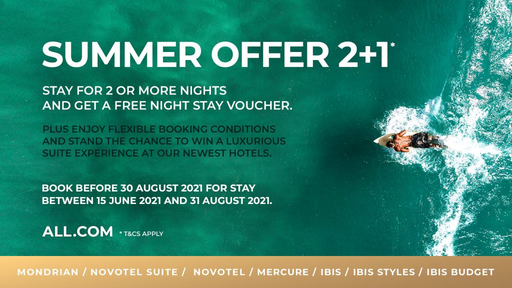 [Accor Ambassador Korea] Summer Offer 2+1 Promotion European Chamber